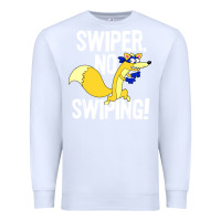 White swiper no swiping Premium Sweatshirt - artisFamous