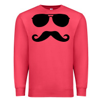 Cardinal moustache and sunglasses Premium Sweatshirt - artisFamous