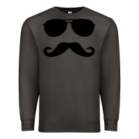 Smoke moustache and sunglasses Premium Sweatshirt - artisFamous