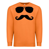 Carrot moustache and sunglasses Premium Sweatshirt - artisFamous