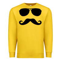 Lemon moustache and sunglasses Premium Sweatshirt - artisFamous