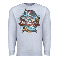 Heather Grey Splash Mountain Premium Sweatshirt - artisFamous