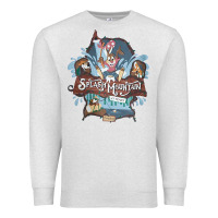 Oatmeal Heather Splash Mountain Premium Sweatshirt - artisFamous