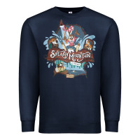 Navy Splash Mountain Premium Sweatshirt - artisFamous