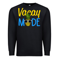 Black vacay mode shirt pineapple Premium Sweatshirt - artisFamous