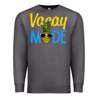 Charcoal Heather vacay mode shirt pineapple Premium Sweatshirt - artisFamous