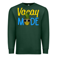 Sports Green vacay mode shirt pineapple Premium Sweatshirt - artisFamous