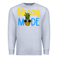 Heather Grey vacay mode shirt pineapple Premium Sweatshirt - artisFamous