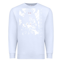 White vintage japanese anime Premium Sweatshirt - artisFamous