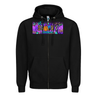Black it s spooky season Zipper Hoodie - JahusDesignShop