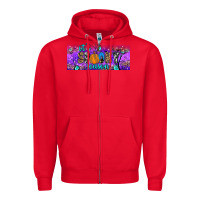 Red it s spooky season Zipper Hoodie - JahusDesignShop