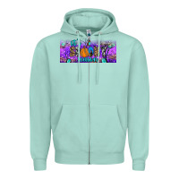 Seafoam it s spooky season Zipper Hoodie - JahusDesignShop