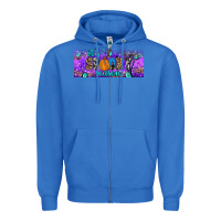 True Royal it s spooky season Zipper Hoodie - JahusDesignShop