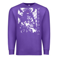 Purple vintage japanese anime Premium Sweatshirt - artisFamous