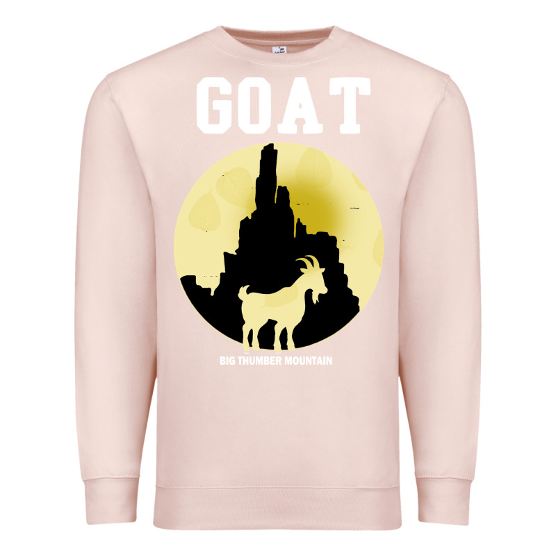 Big Thunder Mountain Goat Premium Sweatshirt by artisFamous | Teevron
