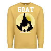 Antique Gold big thunder mountain goat Premium Sweatshirt - artisFamous