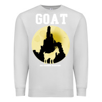 Dove Grey big thunder mountain goat Premium Sweatshirt - artisFamous