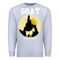 Heather Grey big thunder mountain goat Premium Sweatshirt - artisFamous