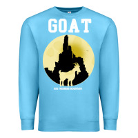 Ocean Blue big thunder mountain goat Premium Sweatshirt - artisFamous