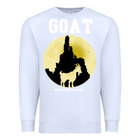 White big thunder mountain goat Premium Sweatshirt - artisFamous