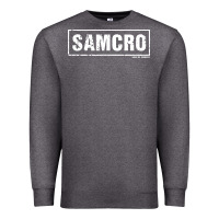 Charcoal Heather samcro Premium Sweatshirt - artisFamous