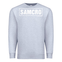 Heather Grey samcro Premium Sweatshirt - artisFamous