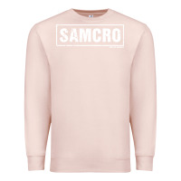 Pale Pink samcro Premium Sweatshirt - artisFamous