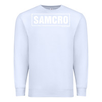 White samcro Premium Sweatshirt - artisFamous