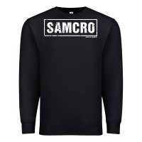 Black samcro Premium Sweatshirt - artisFamous