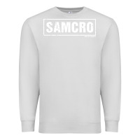 Dove Grey samcro Premium Sweatshirt - artisFamous