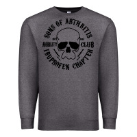 Charcoal Heather sons of arthritis funny Premium Sweatshirt - artisFamous