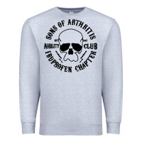 Heather Grey sons of arthritis funny Premium Sweatshirt - artisFamous