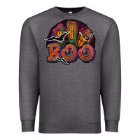 Charcoal Heather boo Premium Sweatshirt - JahusDesignShop