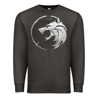 Smoke Witcher Wolf Premium Sweatshirt - artisFamous