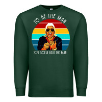 Sports Green ric flair to be the man Premium Sweatshirt - artisFamous