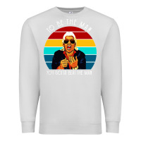 Dove Grey ric flair to be the man Premium Sweatshirt - artisFamous