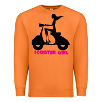 Carrot scooter girl Premium Sweatshirt - artisFamous