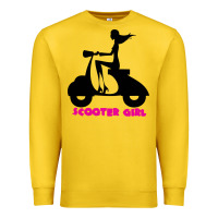 Lemon scooter girl Premium Sweatshirt - artisFamous