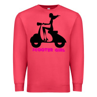 Cardinal scooter girl Premium Sweatshirt - artisFamous