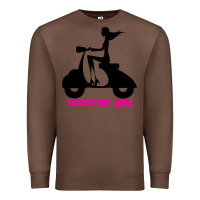 Chestnut scooter girl Premium Sweatshirt - artisFamous