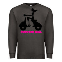 Smoke scooter girl Premium Sweatshirt - artisFamous