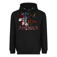 Black god bless america Heavyweight Hoodie - JahusDesignShop
