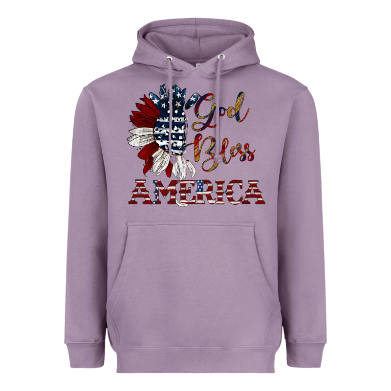 God Bless America Heavyweight Hoodie by JahusDesignShop | Teevron