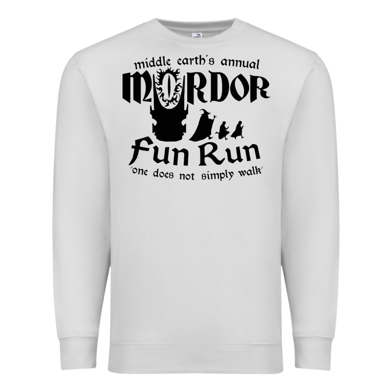 Mordor Fun Run Premium Sweatshirt by artisFamous | Teevron