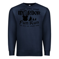 Navy mordor fun run Premium Sweatshirt - artisFamous