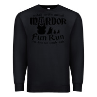 Black mordor fun run Premium Sweatshirt - artisFamous