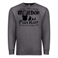 Charcoal Heather mordor fun run Premium Sweatshirt - artisFamous