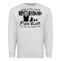 Dove Grey mordor fun run Premium Sweatshirt - artisFamous