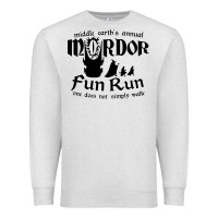 Oatmeal Heather mordor fun run Premium Sweatshirt - artisFamous