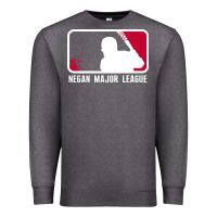 Charcoal Heather negan major league Premium Sweatshirt - artisFamous